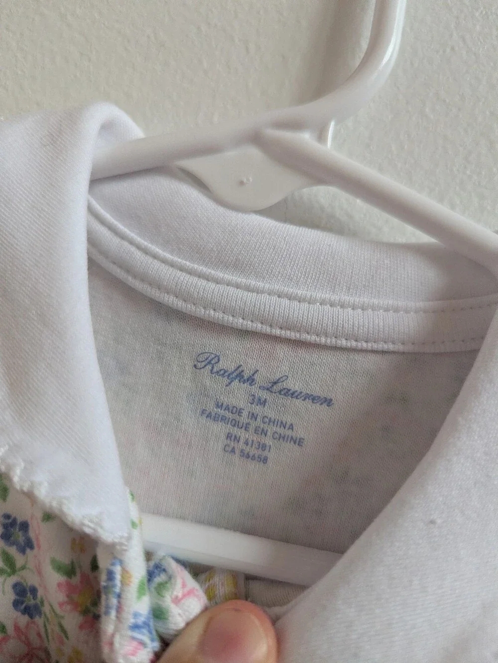 Ralph Lauren Jumpsuit 3m Baby Girls Floral Dainty Preppy